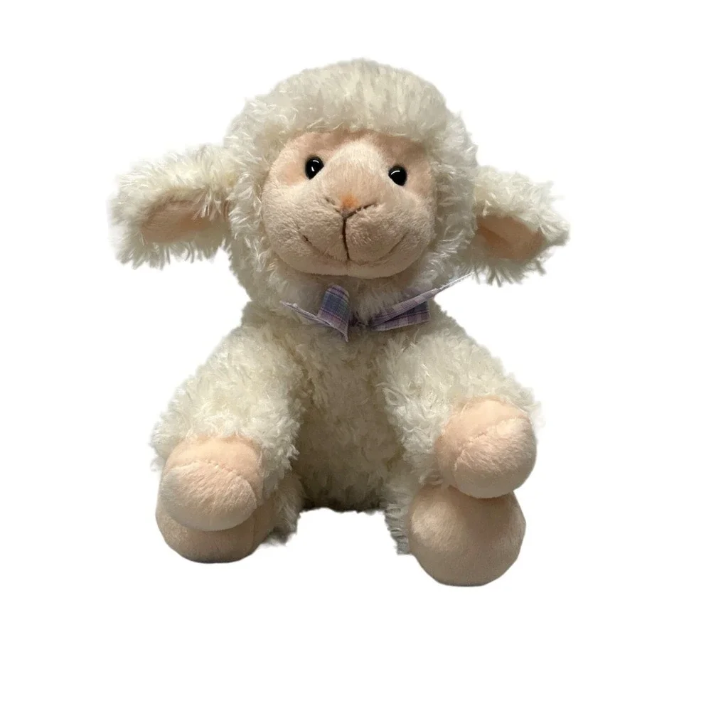 Russ Berrie Fleecia Lamb Sheep Plush Soft‎ Toy Stuffed Animal 9in EASTER